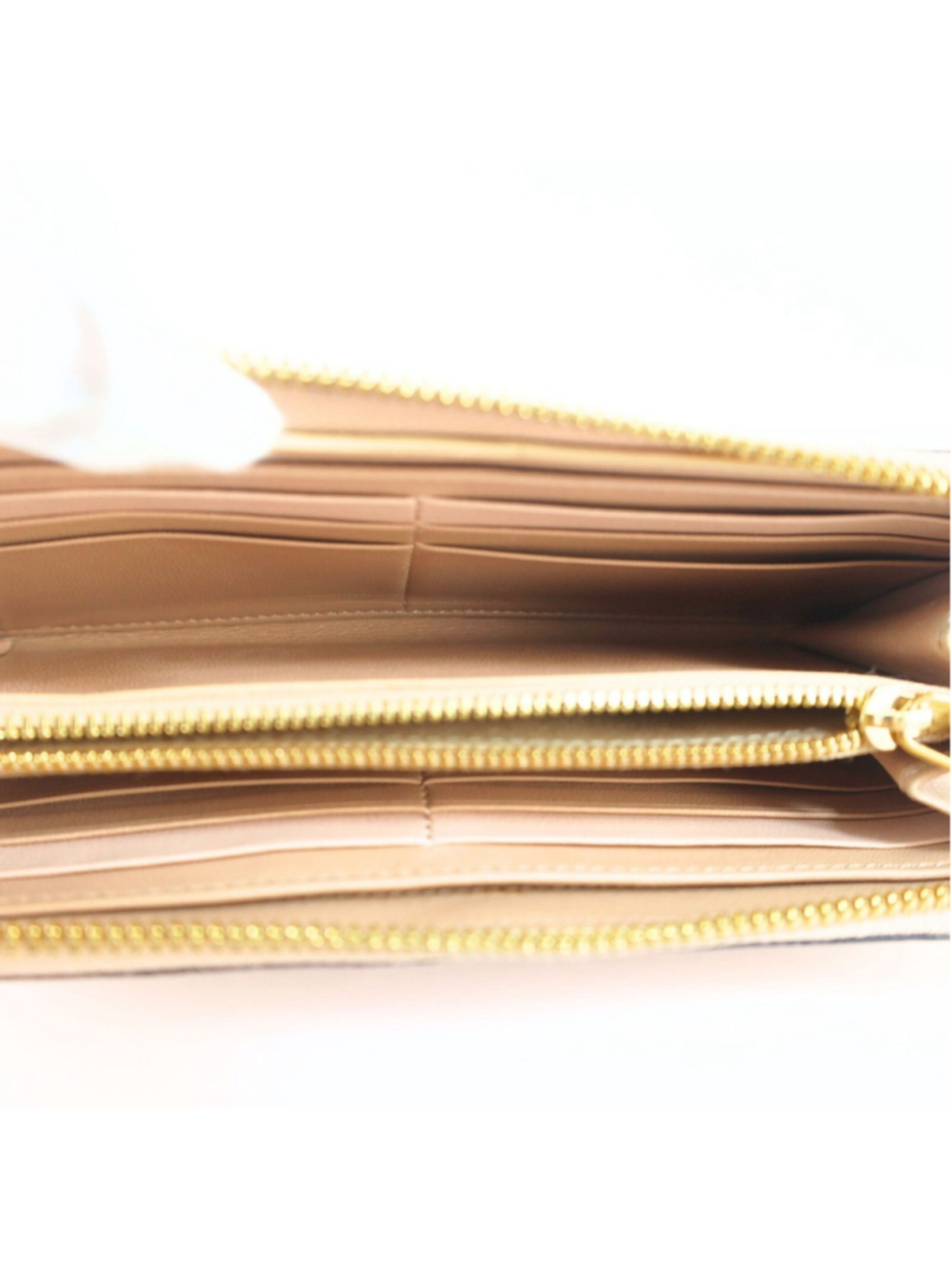 Chloe Alphabet Long Wallet For Women Beige NeutralLeather & Gold tone Hardware - Picture 14 of 16